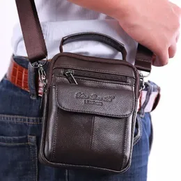 Umhängetaschen Norbinus Männer Echtes Leder Messenger Umhängetasche Kleine Handtasche Rindsleder Taille Telefon Beutel Geldbörse Tasche Hüfte Gürtel Tasche