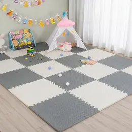 Espuma bebê jogar esteira quebra-cabeça esteiras crianças bloqueio exercício telhas tapetes piso telhas brinquedo tapete macio 30 * 30 * 1cm goma eva piso 240314