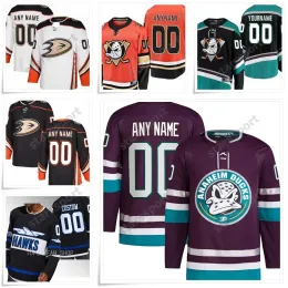 Personalizado Homens Mulheres Juventude Anaheim Hockey Jerseys 11 Trevor Zegras 8 SELANNE 38 Derek Grant 14 Adam Henrique 21 Isac Lundestrom 37 Mason McTavish 16 Ryan Strome