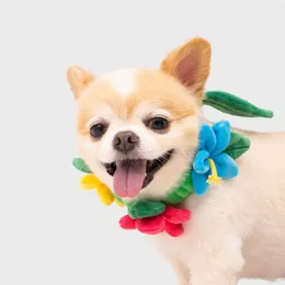 Pet Hawaiian Write Dog Interaktives Nagerspielzeug Blumen