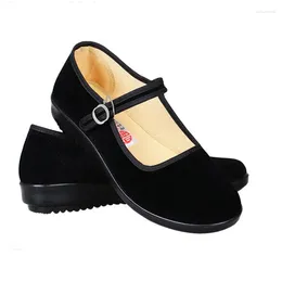 Scarpe casual Primavera Donna Ballerine nere Ballerine Mary Janes Piattaforma piatta da donna Comodo slip on femminile da donna