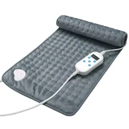 Tappetino riscaldante per fisioterapia, coperta elettrica automatica, sollievo dal dolore, relax muscolare, terapia termica elettrica a 4 livelli, per collo, addome