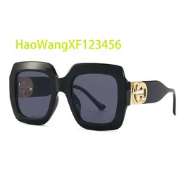 Óculos de sol quadrados de marca de luxo personalizáveis por atacado - Tendência de rua euro-americana feminina e masculina