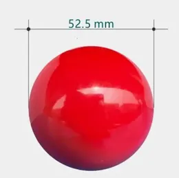 Bola de bilhar vermelha única 525mm, bola de sinuca britânica britânica, bolas de sinuca 240315