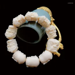 Strand Ivory Nut Carved Crafts Men Damo Bracelet Car Accessories Wholesale