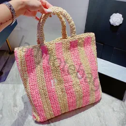 Lato czarna morelowa tkanina designerska torebka haftowana i grawerowana moda na plażę Fibre Coconut Fibre puste wakacje w Wakacje Duże pojemność TOTE TOTE TOTA TOTE