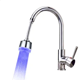 Mini cucina rossa Accessori per il bagno Cocina Pure Glow LED Luce Flusso d'acqua Torneiras Cozinha Aeratore per rubinetto 240311