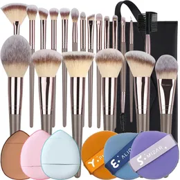 Conjunto de pincéis de maquiagem 120 peças, pó solto, sombra, base, corretivo, mulheres, cosméticos, mistura, ferramentas de beleza 240311