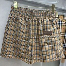 outdoor sports pants designer shorts women Shorts summer fashion loose plaid classic shorts high waist slim wide leg hot Pants