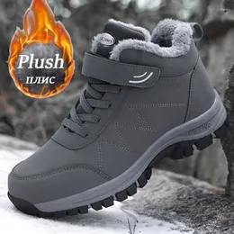 935 Donne Scarpe che camminano 2024 Stivali da uomo invernale stivale sneaker impermeabili in pelle peluche Sneaker arrampicata a caccia unisex allacciata da esterno da trekking da trekking 57