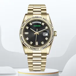 Relógio feminino de alta qualidade relógio de pulso automático masculino relógio mecânico 36 40mm pulseira de aço inoxidável moldura à prova d'água luminosa montre de luxo relógios de ouro