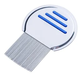 1 st rostfritt stål Terminator Lice Comb nit Kids Hair Rid Headlice Super Density Teeth Ta bort Nits Comb1570633