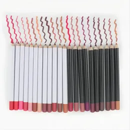 ملصق خاص Lip Lip Lip Berkale Cosmetics Makeup Brown Pency Creamy Custom Lip Lip Lip Red Brown Pen 30pcs/Lot 240315