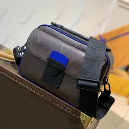 7A Qualidade S Lock Sling Bag Designer Bag Mulheres Mens Genuíno Couro Fanny Pack Cintura Sacos Crossbody Bolsa Bolsa Carteira Bum Bag Bolsas Peito Bag Cinto Bumbag M58489