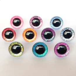 20pcs Color 3D Safety Toy Eyes glitter Nonwovens Washer--size Color Option 240305