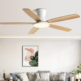 72Inch Ceiling Fan Llights Strong Winds Living Room DC Remote Control Light Atmosphere Mute With Chandelier