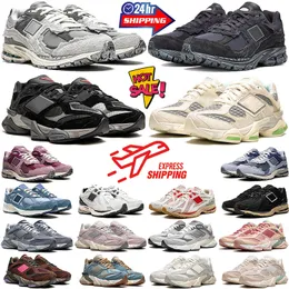 2002R 9060 Running Shoes para Mens Womens Rain Cloud Quartz Grey Moon Daze Black Phantom Protection Pack Sea Salt 990 Homens Treinadores Sapatilhas Qualidade