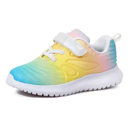HBP icke-varumärke grossist andningsbara modefärger coola skor tonåringar avslappnade barn flickor sneakers för barn