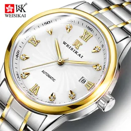 Swiss Weisikai/weskey Minimalist Couple Waterproof Fully Automatic Mechanical Watch Male