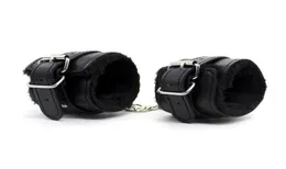 Soft Plush PU Leather Handcuffs Adult Cosplay SM Games Sex Products Sex Toys Erotic BDSM Bondage Slave Sexo Tools For Couples4244697