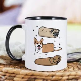 Tazze Tazza da caffè per cani carino Divertente 7 colori Tazza da tè Amante dei cani Regali Ceramica per la casa Per proprietario di animali domestici Donna Uomo Regalo di compleanno unico