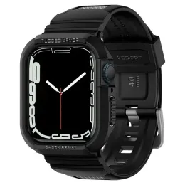 Custodie di lusso marchio coreano Spigen Rugged Armor Pro Allinone Custodia per orologio + cinturino per Apple Watch SE 4 5 6 7 Cover 40/41/44 / 45mm