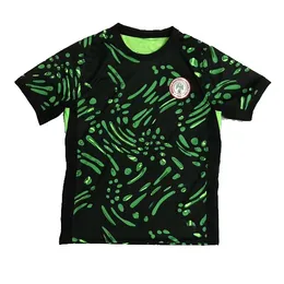 Top Tajlandia jakość 2024 2025 Koszulki z piłki nożnej Nigerii 24 25 Nigerian Football Shirts Home Away Black Green Soccer Sets Mężczyźni i dzieci