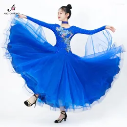 Stage Wear 2024 Waltz Dance Suit Modern Clothing Ballroom Dress for Women Girl Urban Line Costume Match