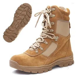 Men Shoes Walking Winter Autumn 14 Women Outdoor Desert Tactical Combat Ankle Boots Male Female H 38