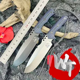 WT High End Straight Knife Fixed Blade Knife VG10 Steel Blade G10 Handle Outdoor Survival Stark rak jaktkniv K Mantel