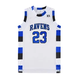 Basketbol Sleevelsss Yetişkin Jersey One Tree Hill Nathan Scott 23# 3# Ravens Dikişli Sport Film TV Dizisi Jersey Maillot 240315