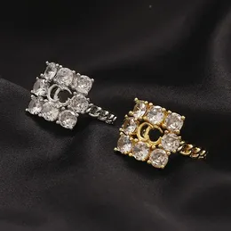 Banhado a ouro primavera feminino amor presente vintage anel de diamante design clássico jóias acessórios de aço inoxidável festa de casamento