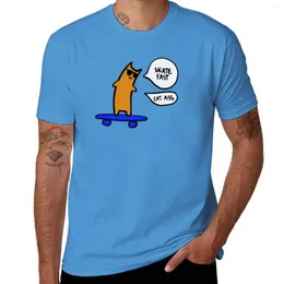 Herrtankstoppar skridskor snabb ät röv t-shirt svett skjorta för en pojke kawaii kläder män klädningar