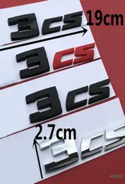 Buchstaben- und Zahlen-Emblem für CS M2cs M3cs M4cs, Auto-Styling, Umrüstung des hinteren Kofferraumdeckels, Abzeichen-Aufkleber, Chrom, glänzend, mattschwarz, Rot, 7168798