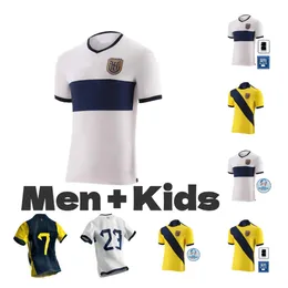 2024 2025 Ecuador Estupinan Plata Soccer Jerseys 24 25 Martinez Hincapie D. Palacios Maillots de Foot M.