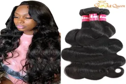 30inch Body Wave Human Hair 4 Bundles Deal Indian Hair Weave Bundle gagaqueen Natural Black 3Pcslot6529105