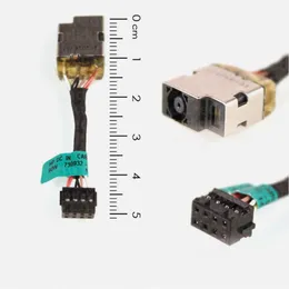 Para o novo HP Pavilion 15-P 15-N Series 15-N020TX N211DX DC conector de conector Torneiro Jack de sotaque Cabo de cabo 762507-001