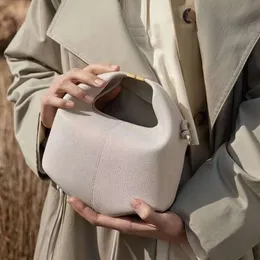 Französische Designer-Damenhandtasche, 80 % Großhandel, Einzelhandel, Nischen-Lunchbox-Tasche, neue Pendler-Mode, Leder, One-Shoulder-Umhängetasche für Damen