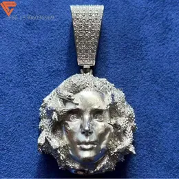 Pass Tester Iced Out VVS Moissanite 3D HEPGEAR Wysoka jakość biżuterii biodrowej biżuterii