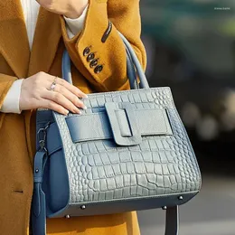 Akşam Çantaları Büyük Kadınların Orijinal Deri Lüks Tasarımcı Çantaları Yüksek Kaliteli 2024 Kadın Omuz Tote Crossbody Vintage Sunulan