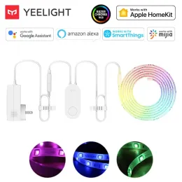 제어 Yeelight Aurora Smart Light Strip 1s LED RGB 화려한 WiFi 2M ~ 10M 60 LED LIGHTSTRIP 원격 제어 앱 어시스턴트 HomeKit