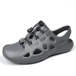 Slippers 2024 AE Selling Men Summer Homeuse Shower Slip-on EVA Slipper Navy Plaid Loafer Durable Footwear Size39-45 Hombre Zapatillas