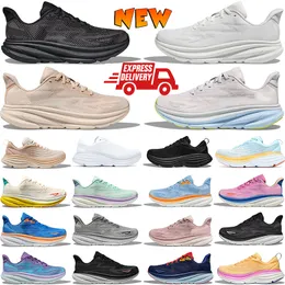 Hoka Hokas One One Bondi Clifton 8 9 Running Shoes para Homens Mulheres Carbono X 2 Mens Mulheres Sapato Preto Blanc De Blanc Treinadores Sapatilhas Qualidade