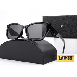 Marke Sonnenbrille Designer Hohe Qualität für Frauen Brief UV400 Design Reise Mode Strand Sonnenbrille Geschenk Box Sehr schön