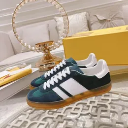 2024 new Designer G Joint Wales Bonner Platform Casual Shoes Men Women Training Sneakers Indoor Suede Low Top Leather Pink Glow Vegan White Trainers Golf Gum dal