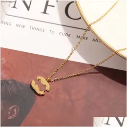 R65f Pendant Necklaces Designer Love Necklace 18k Gold Plated Exquisite Design High En Jewelry Long Chain 925 Sier Luxury Spring Gift Dro Dhgcu Gift