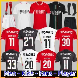 23 24 BEnfiCas Soccer Jerseys DARWIN CHIQUINHO RAFA SEFEQOVIC OTAMENDI G.RAMOS 2023 2024 Home Men Kids Kit Football Shirt GRIMAL