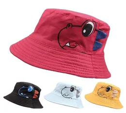 2020Cartoon Dinosaur Baby Sun Hat Wide Brim Sun Protect Boys Cap Boys Girls Summer Mat 25 년 아기 소년 의류 239W6302570