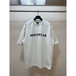 led balenciagia track designer roupas triplo s balanciaga tshirt extremehigh edição paris primavera verão novo espelho carta impressão lavar e usar b casa correta