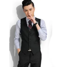 Kamizelki 2023 wiosna i jesień kamizelka mężczyzn kamizelka koreańska wersja Slim Fit Grey Suit Kamizel